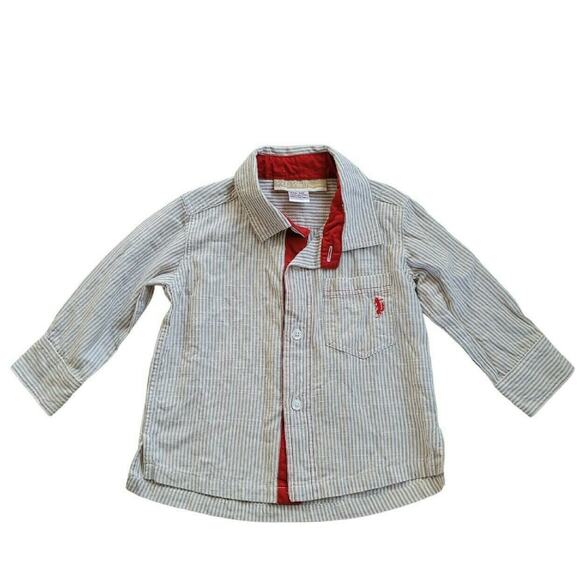 Well Dressed Wolf Boy's Striped Button-up Shirt